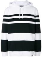 Carhartt Striped Hoodie - White