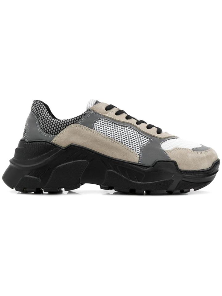 Balmain Jace-tech Low-top Sneakers - Neutrals