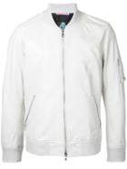 Guild Prime - Plain Bomber Jacket - Men - Lamb Skin - 3, White, Lamb Skin