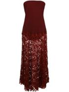 Romeo Gigli Pre-owned Strapless Flared Midi Dress