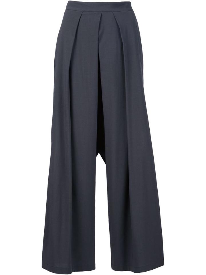 Isabel Benenato Wide-leg High Waisted Trousers