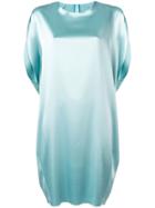 Gianluca Capannolo Sheen Oversized Dress - Blue