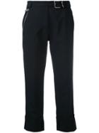 Carven - 'carol' Cropped Trousers - Women - Polyester/acetate/viscose/virgin Wool - 36, Black, Polyester/acetate/viscose/virgin Wool