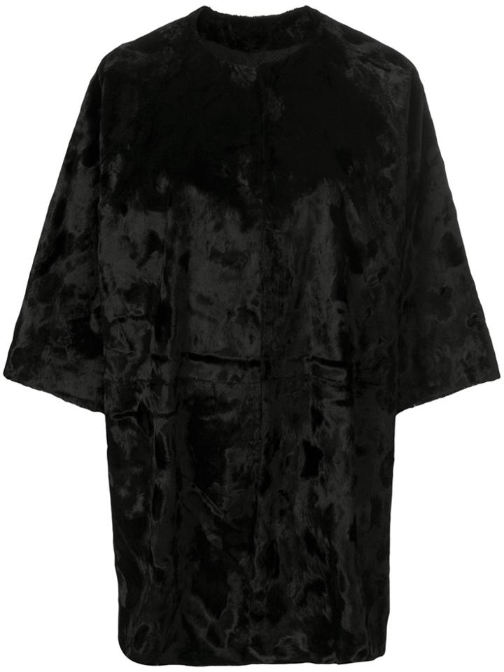 Gianluca Capannolo Short-sleeved Coat - Black