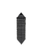 Paco Rabanne Chainmail Mesh Earring, Women's, Black