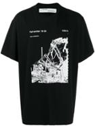 Off-white Ruined Factory Print T-shirt - Black