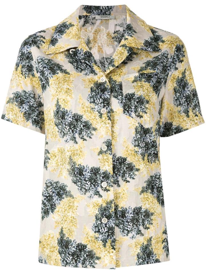 Goen.j Floral Print Shirt - Multicolour