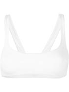 Ermanno Scervino - Bralette Bikini Top - Women - Nylon/spandex/elastane - Iii, White, Nylon/spandex/elastane