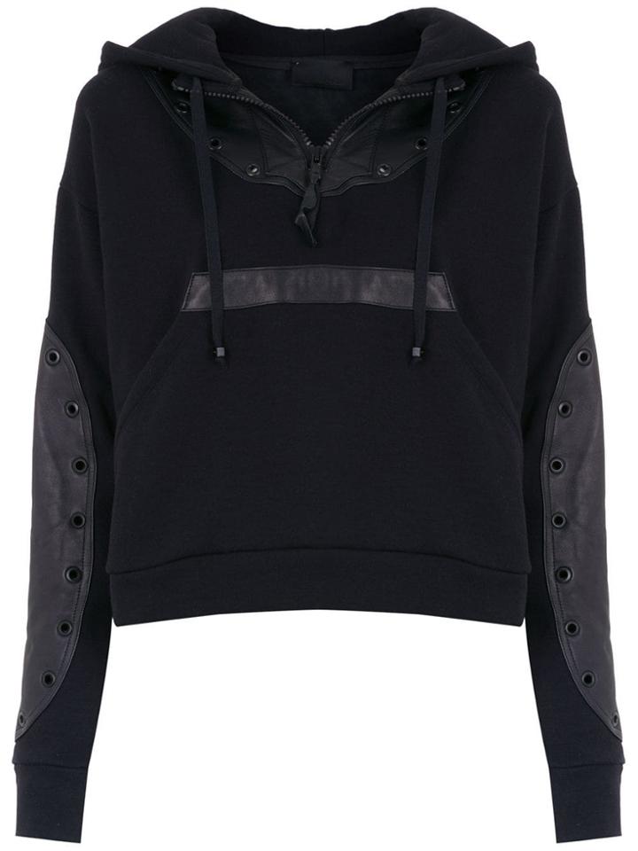 Andrea Bogosian Panelled Hoodie - Black