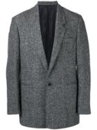 E. Tautz Single Button Loose-fit Blazer - Grey