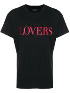Amiri Lovers Print T-shirt - Black