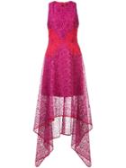 Nha Khanh Floral Lace Dress - Pink