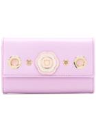 Salvatore Ferragamo Gancio Flower Key Wallet - Pink