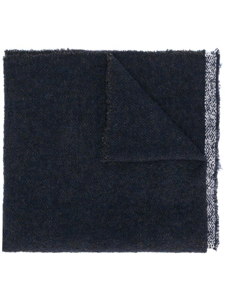 Destin Bord Knit Scarf - Blue