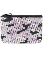 Pierre Hardy - Camoclub Large Pouch - Men - Cotton/calf Leather - One Size, Cotton/calf Leather