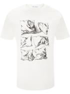 Jw Anderson Durer Pillows Short Sleeve T-shirt - White
