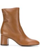 Chie Mihara Naylon Low-heel Boots - Brown