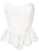 Zimmermann Bowe Strapless Bodice - White