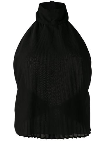 Maison Martin Margiela Pre-owned 2000's Pleated Top - Black