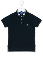 Fay Kids - Classic Polo Shirt - Kids - Cotton - 4 Yrs, Blue