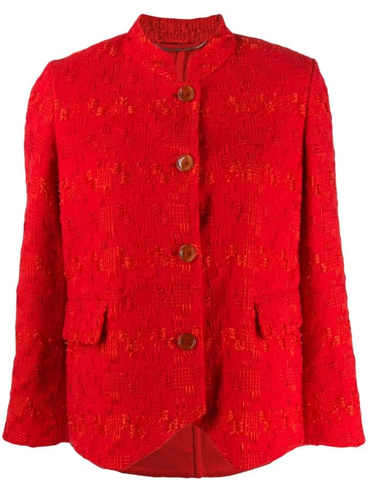 Ermanno Scervino Embroidered Fitted Jacket
