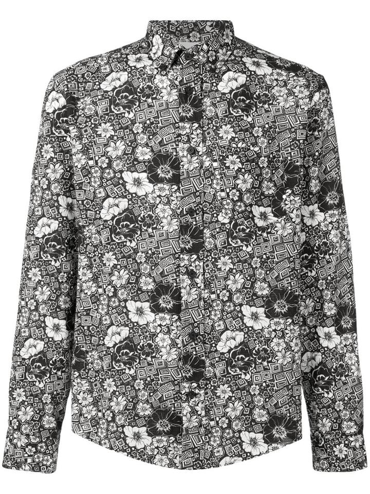 Acne Studios Isherwood Floral Shirt - Brown