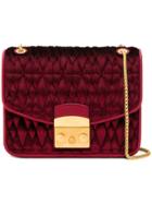 Furla Metropolis Quilted Shoulder Bag - Red