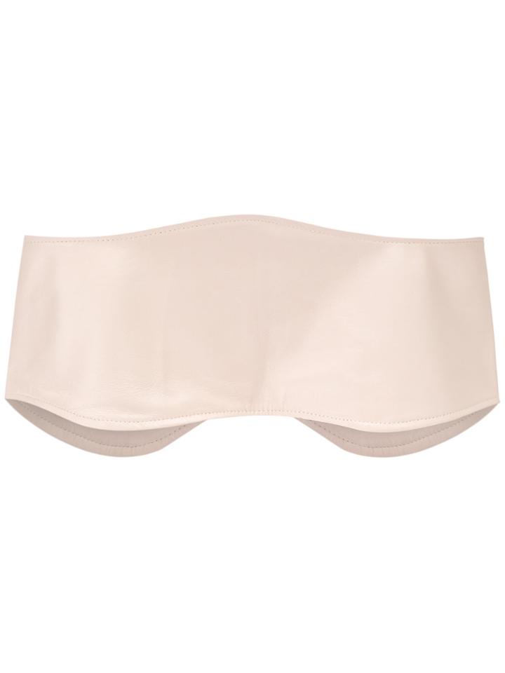 Andrea Bogosian Scalloped Belt - Nude & Neutrals