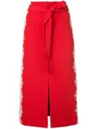 Robert Rodriguez Straight Fit Skirt - Red