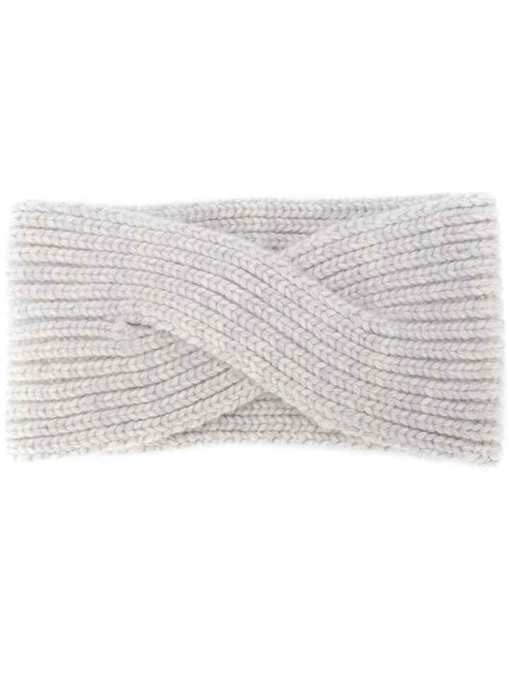 Warm-me Twist Detail Headband - Grey