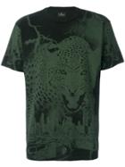 Marcelo Burlon County Of Milan Graphic Leopard Print T-shirt - Black