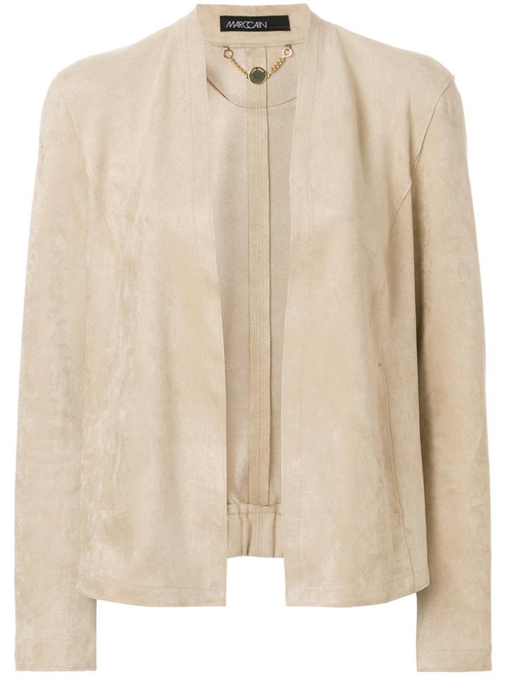 Marc Cain Open Front Jacket - Nude & Neutrals
