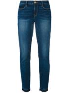 Frame Denim - Distressed Cropped Jeans - Women - Cotton/polyester/spandex/elastane - 26, Blue, Cotton/polyester/spandex/elastane