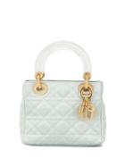 Christian Dior Pre-owned Mini Lady Dior Cannage 2way Bag - Blue