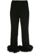 Opening Ceremony Cropped Knitted Trousers - Black