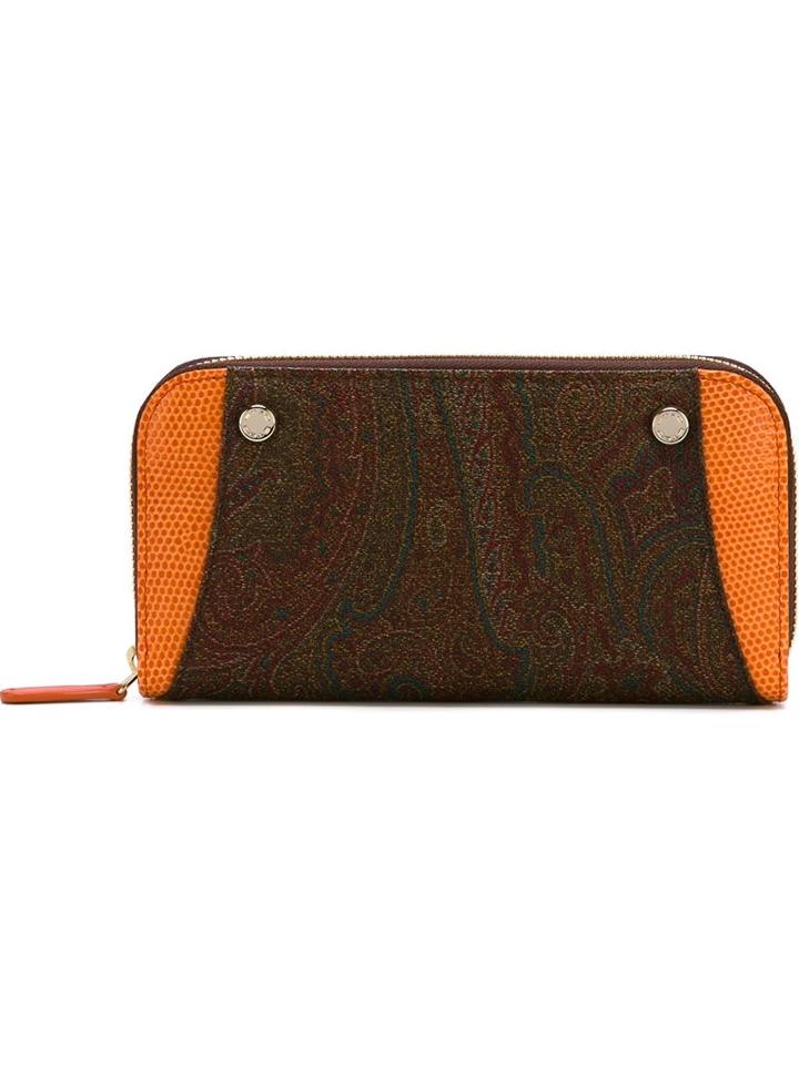 Etro Paisley Print Wallet