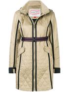 Hunter Quilted Hooded Coat - Green