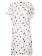 Rag & Bone Star Embroidered Shirt Dress - White