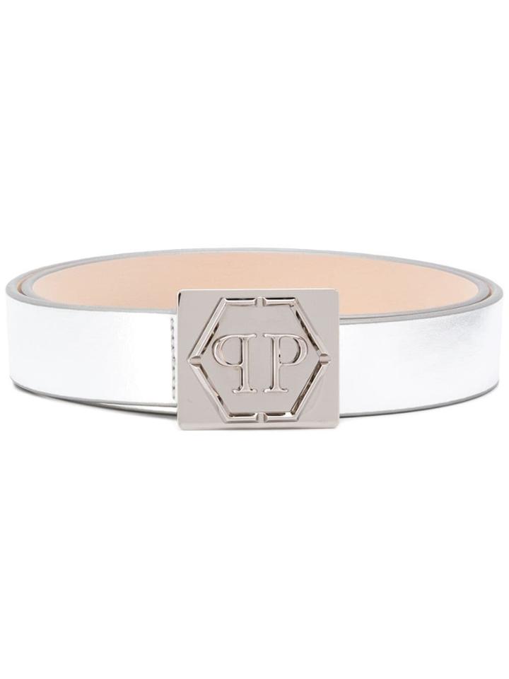 Philipp Plein Statement Belt - Silver