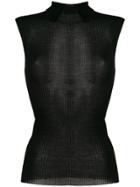 Philosophy Di Lorenzo Serafini Roll Neck Tank Top - Black