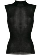 Philosophy Di Lorenzo Serafini Roll Neck Tank Top - Black