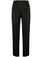Pt01 Colour Block Slim-fit Trousers - Black