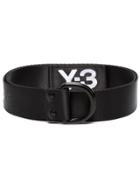 Y-3 Logo Webbing Belt - Black