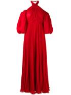 Giambattista Valli Cold Shoulder Dress - Red