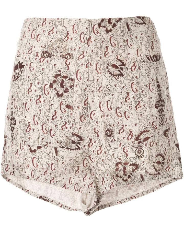 Sir. Printed Stella Shorts - Neutrals