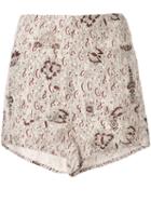 Sir. Printed Stella Shorts - Neutrals