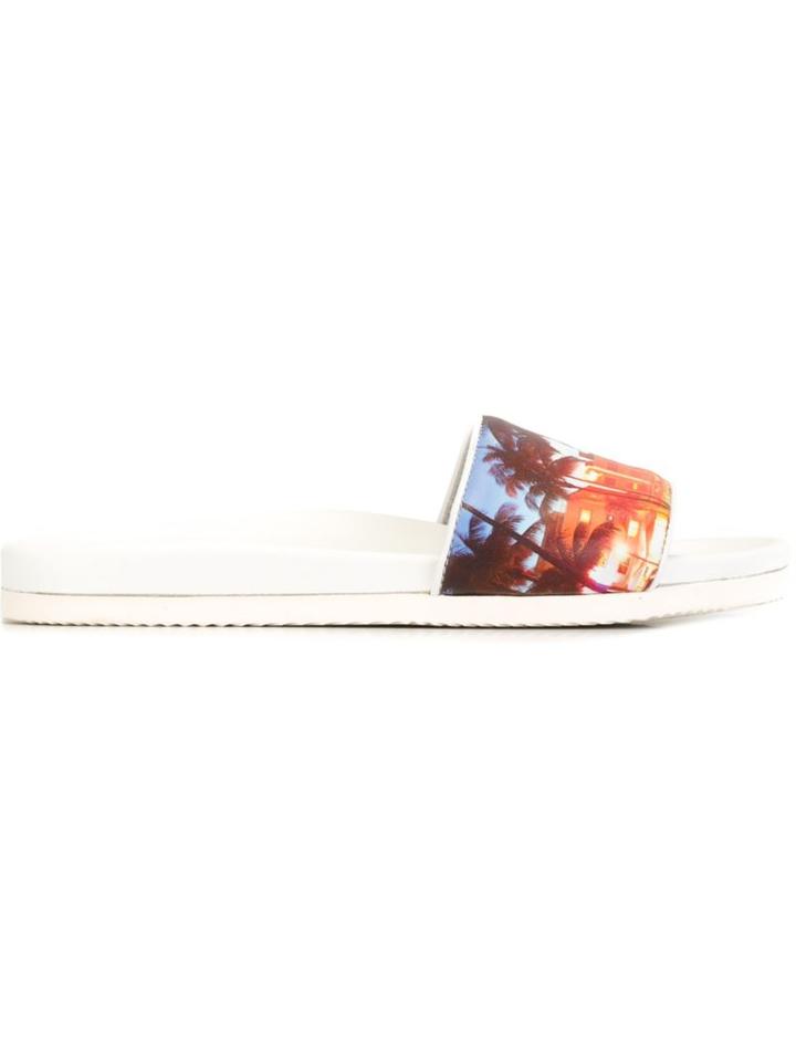Joshua Sanders 'ocean Drive' Print Flip Flops
