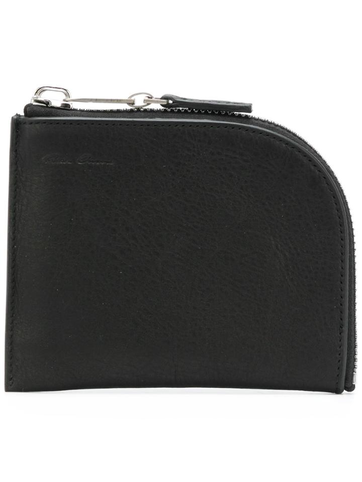 Rick Owens Curved Coin Purse - Black