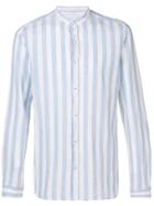 Manuel Ritz Classic Striped Shirt - Blue