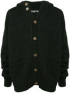Mastermind World Hooded Cardigan - Black